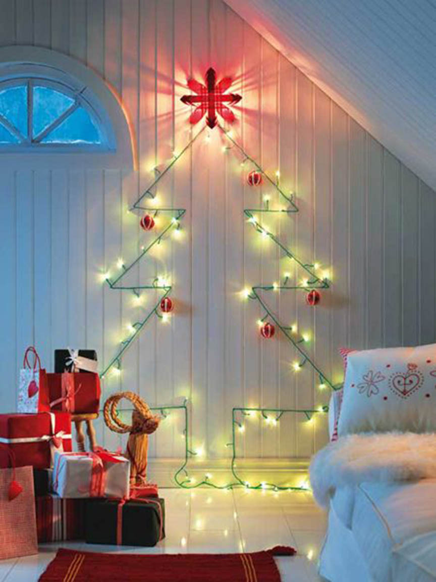 Ocho ideas para decorar tu hogar con luces navideñas