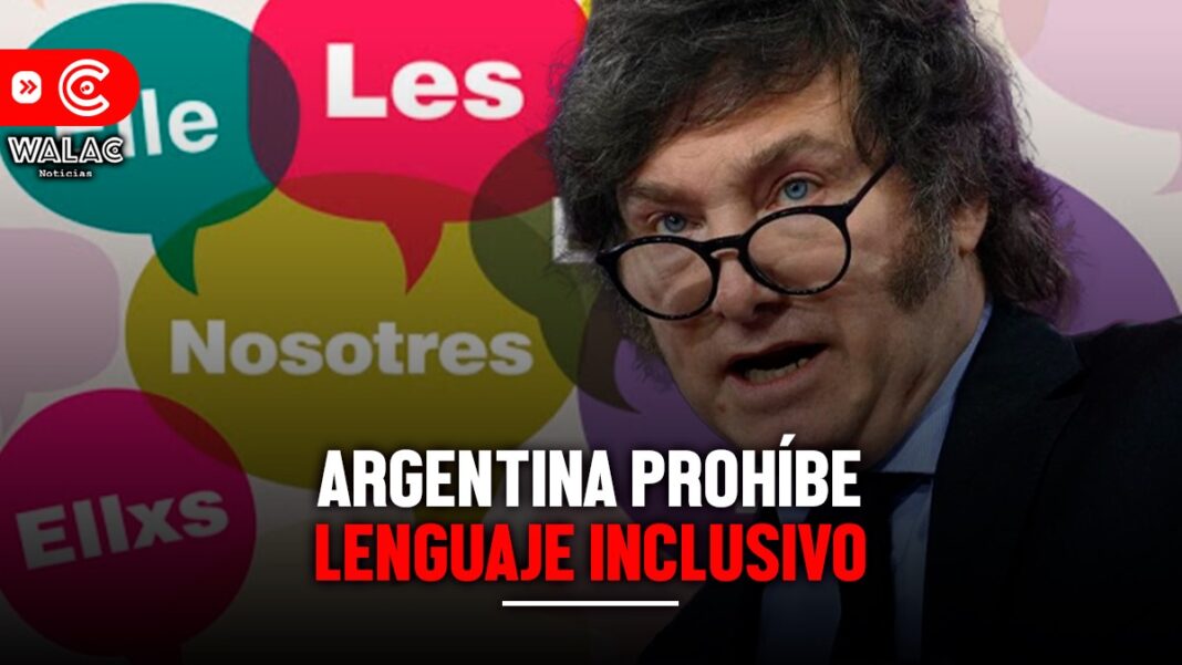 Argentina prohíbe el lenguaje inclusivo y la perspectiva de género en