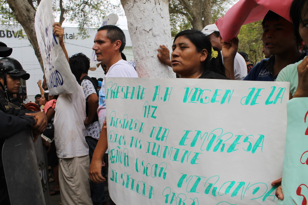 Manifestantes reclamaban justicia. Foto: Walac/Isabel Palomino