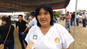 La directora del establecimiento pide que la apoyen con la reposición de la ambulancia. Foto: Walac Noticias.