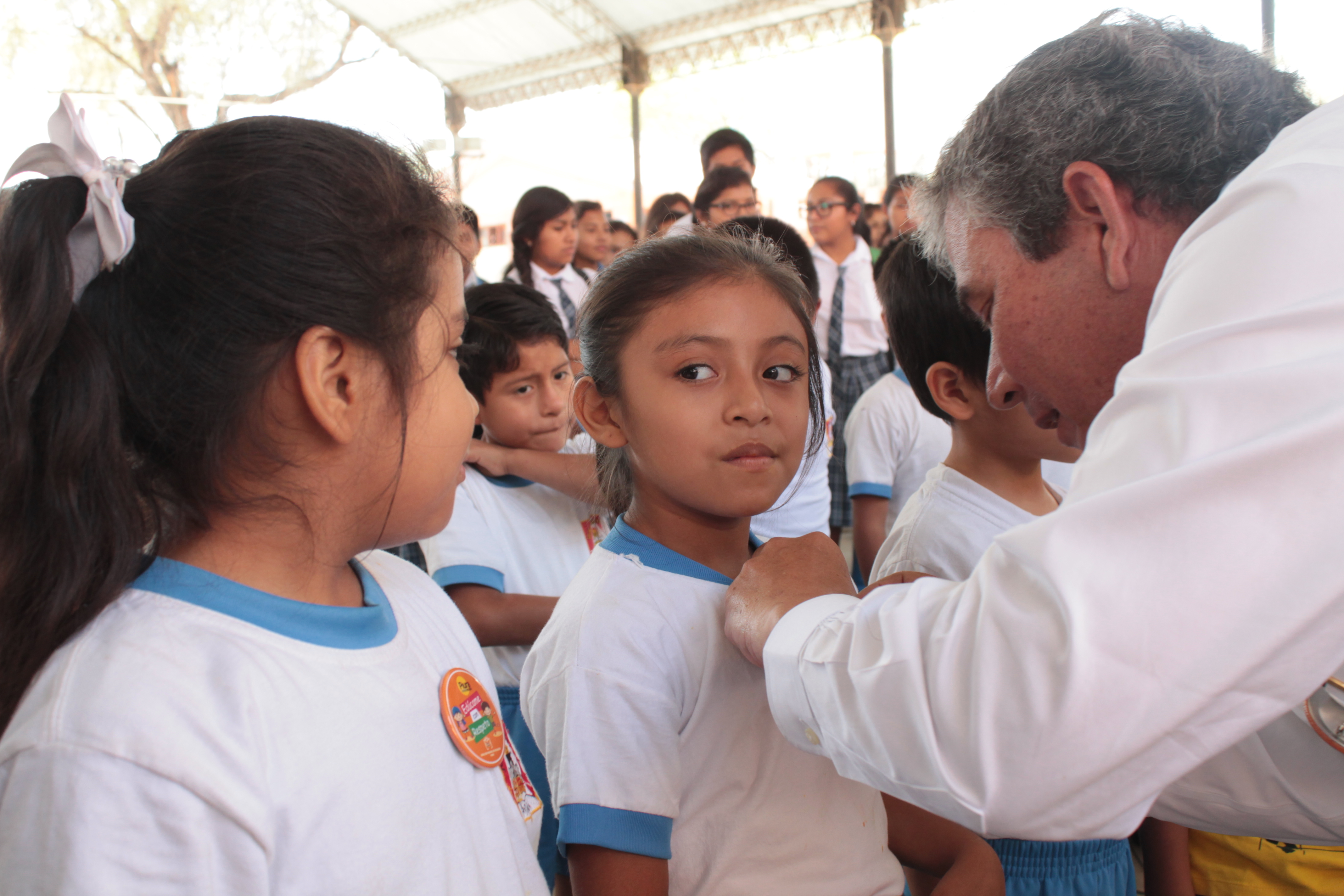 Cada brigada escolar tendrá a 62 veedores, en cada aula habrá uno. Foto: Rita García/Walac Noticias