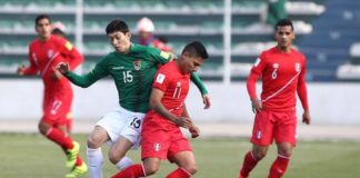 Perú ganó tres puntos tabla clasificatorias