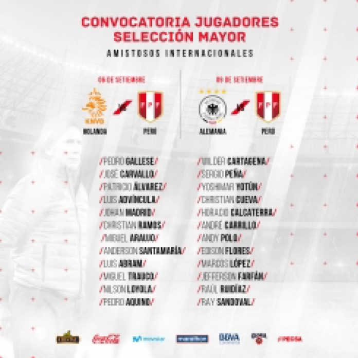 Conoce quiénes son los nuevos convocados a la selección peruana Walac
