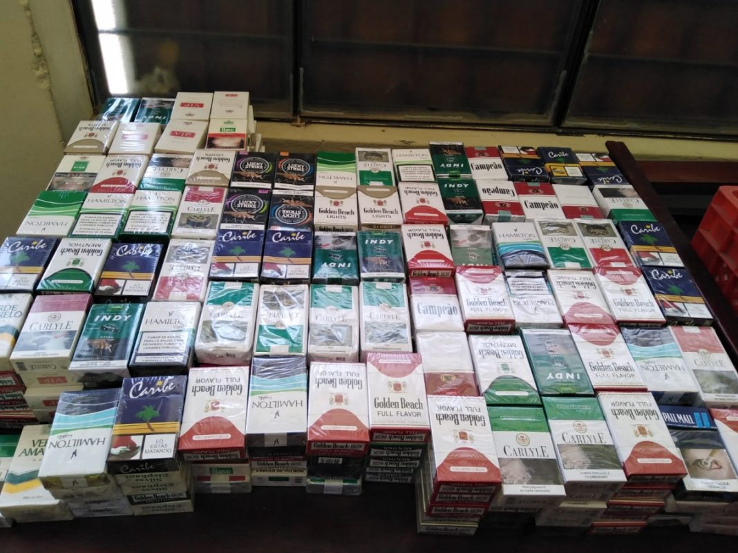 Sullana: decomisan cargamento de cigarrillos valorizado en medio millón de soles