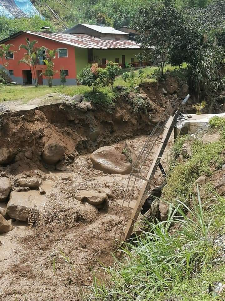 Aluvión en Canchaque