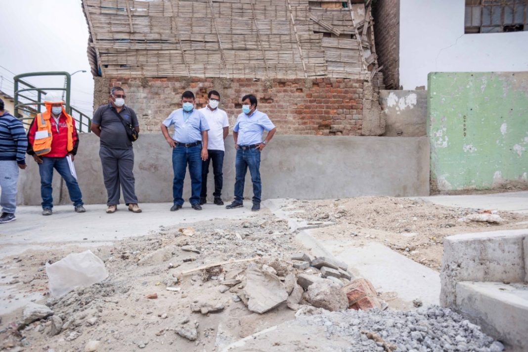 Municipalidad de Paita no recepcionará obra de pistas y veredas en San Martín