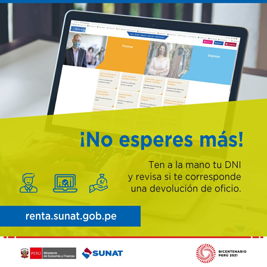 Sunat devuelve el saldo a favor del impuesto a la renta a unos 240 000 ...