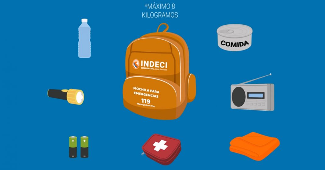 mochila de emergencia