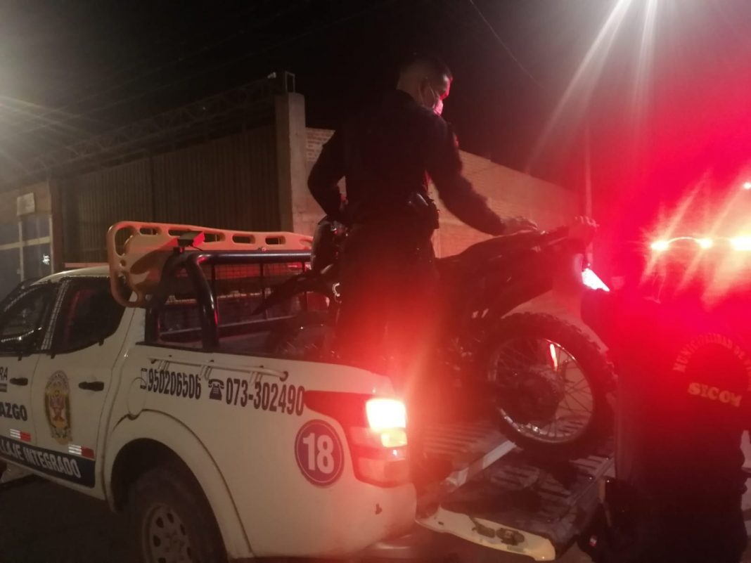 Recuperan motocicleta robada que iba a ser utilizada para actos delictivos