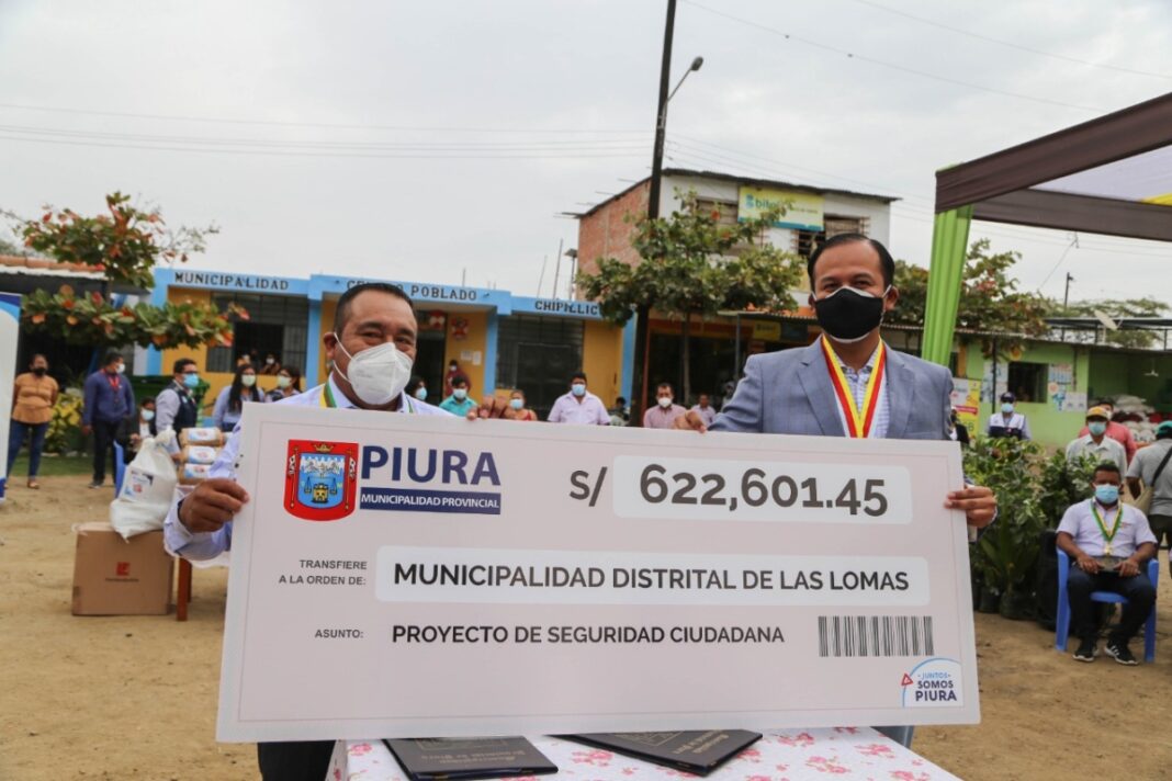 Destinan s/ 622 mil del Foncomun para seguridad ciudadana de Las Lomas