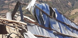 Familias afectadas por vientos fuertes en Canchaque reciben atención de emergencia