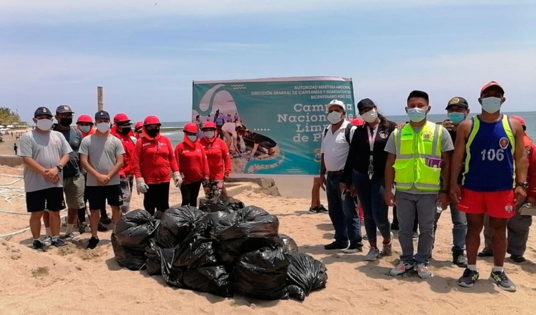 Recogen más de 11 toneladas de basura en playas de Talara