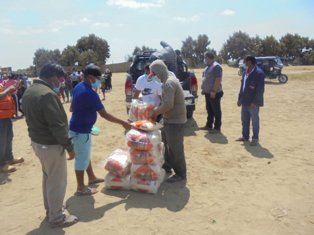 Entregan ayuda inmediata a familias afectadas por sismo en Paita