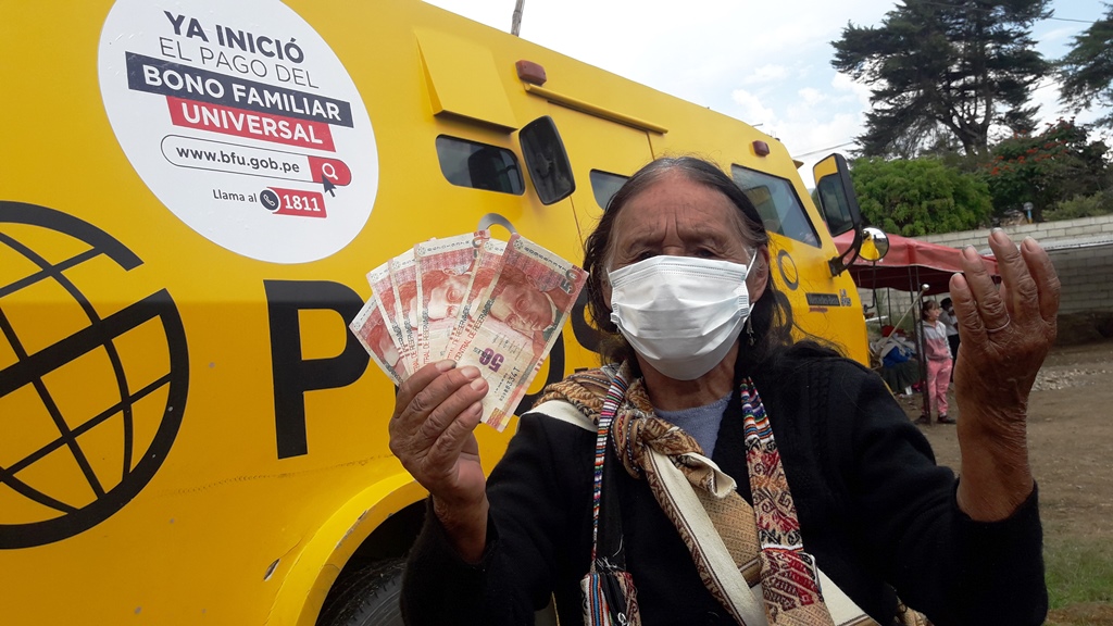 Bono Yanapay Perú podrá cobrarse hasta el 30 de abril