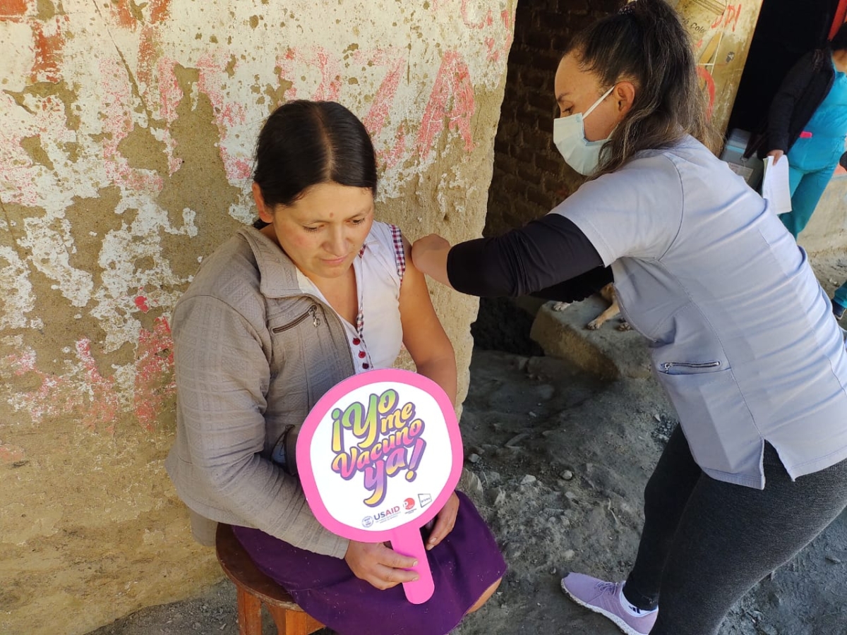 Pobladores de zonas alejadas de Chalaco reciben primera y segunda dosis de la vacuna covid 