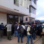 Ronderos realizan plantón para pedir rendición de cuentas a alcalde de El Faique