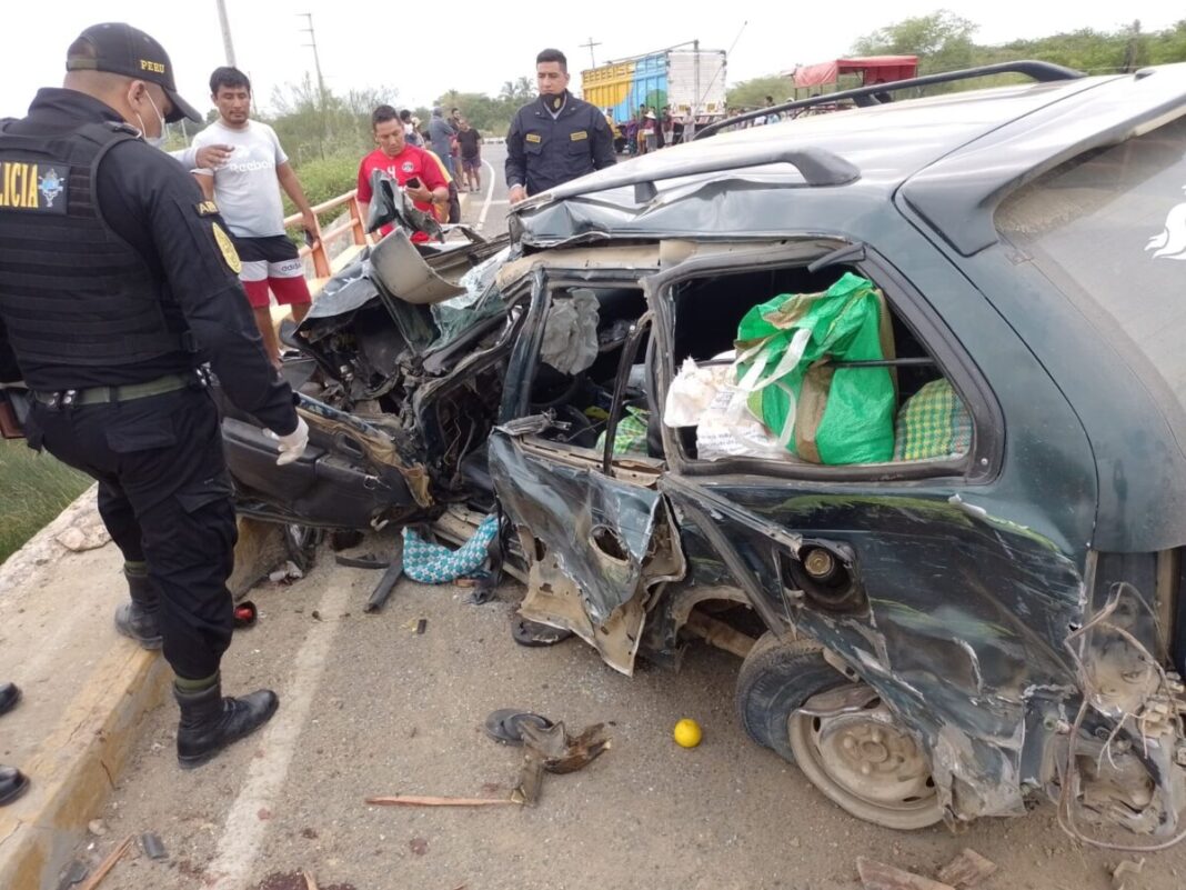 Accidente deja tres muertos en la vía Tambogrande – Las Lomas