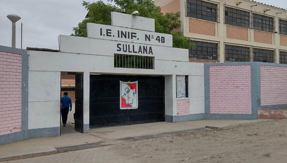 Delincuentes intentaron robar computadoras en colegio de Sullana