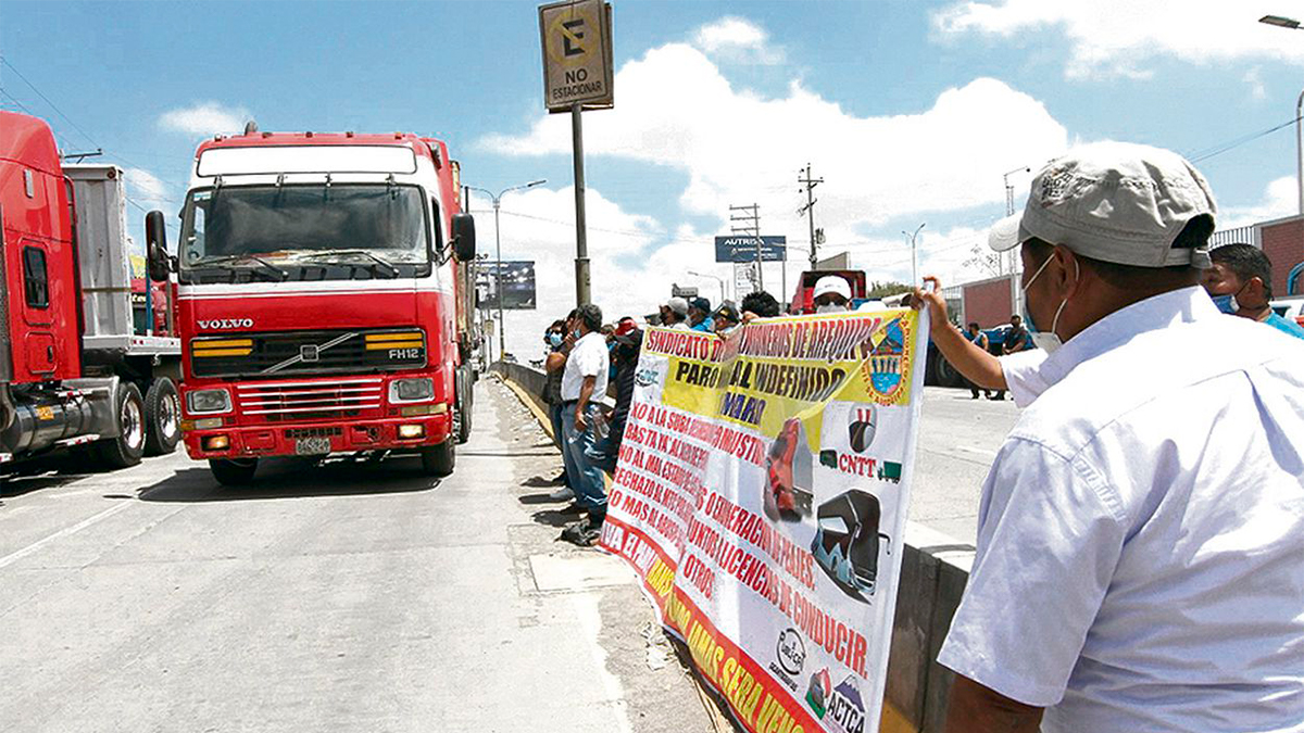 Huelga de transportistas