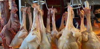 Se eleva el precio del pollo y otros alimentos en el Complejo de Mercados de Piura.