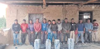 Lambayeque: detienen a 10 piuranos con más de 100 kilos de cocaína