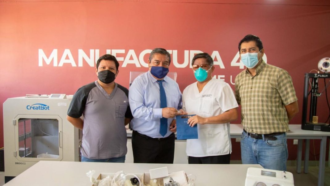 Hospital Regional de Piura recibe válvulas para UCI diseñadas y fabricadas por la UDEP