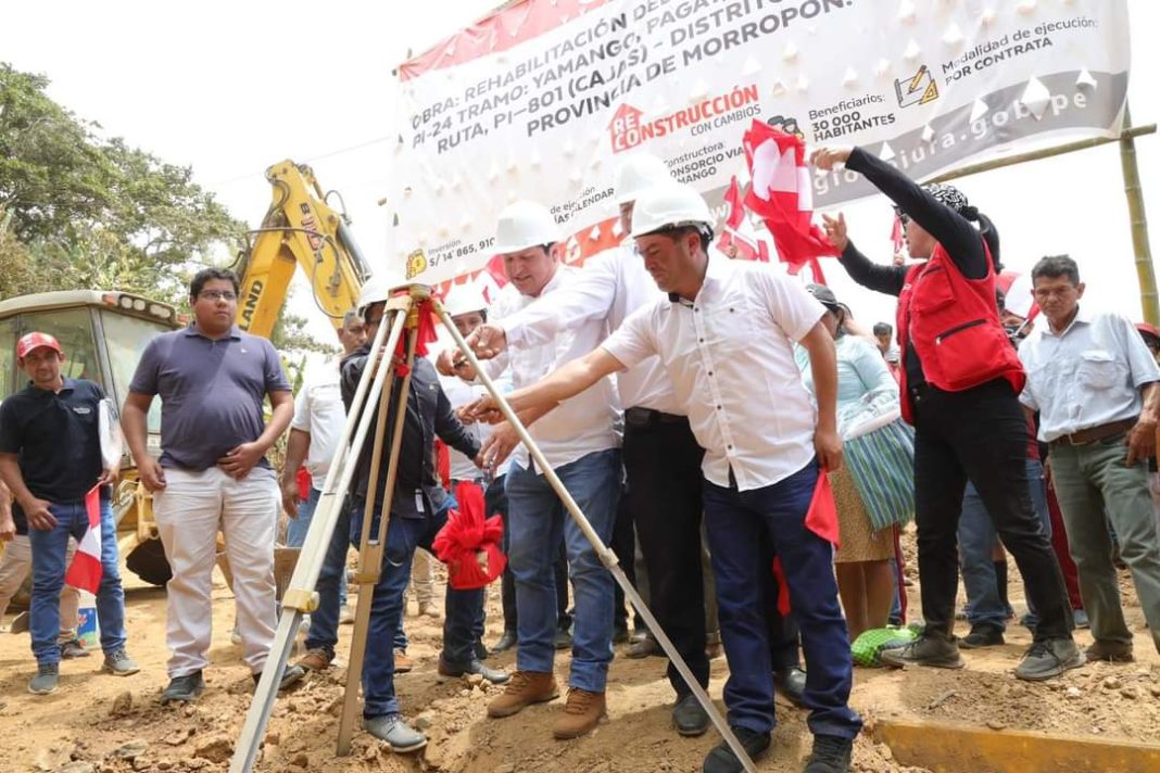 Gobierno Regional ejecutará de carretera en Yamango