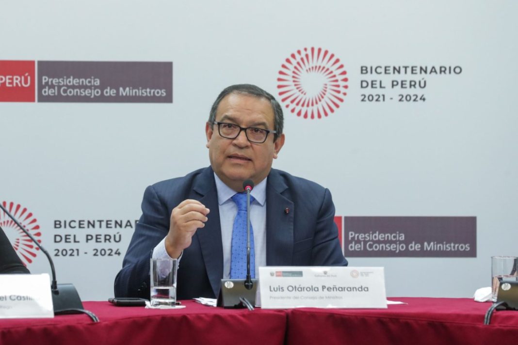 Alberto Otárola: Gobierno lanzará un potente programa contra la corrupción