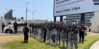 200 policías resguardan el Aeropuerto Jorge Chávez ante posibles manifestaciones