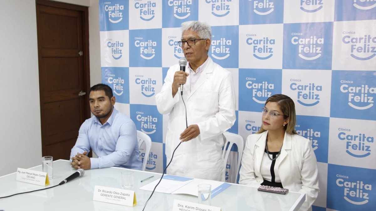 El gerente de la clínica Carita Feliz indicó que le convenio cubrirá la atención de los agremiados y sus familiares directos. 