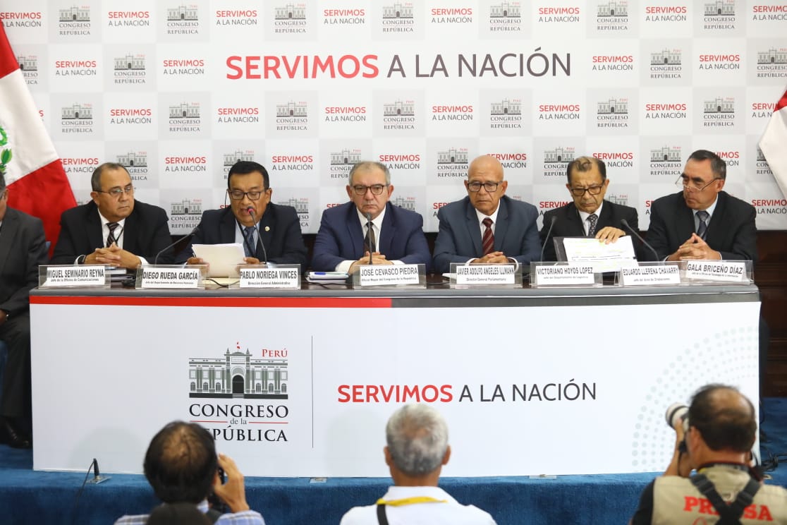 Congreso dispuso la reorganización de la Dirección General de Administración tras millonarias adquisiciones.