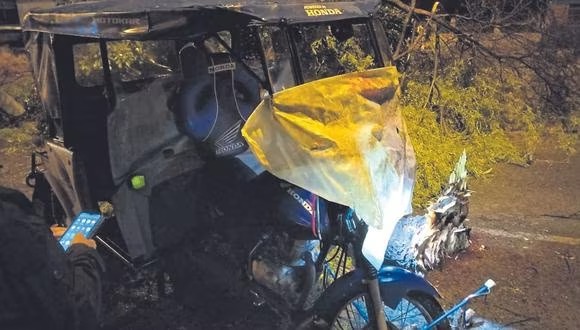 Caída de una pesada rama deja gravemente herido a un mototaxista en Sullana