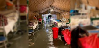 Servicios de Hospital Santa Rosa sufren daños tras fuertes lluvias.