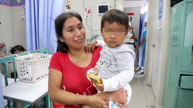 Lima: Bebé rescatado de huayco es dado de alta