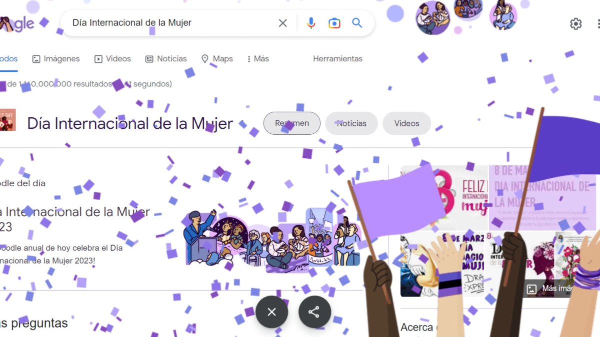 Día Internacional de la Mujer: Google celebra con nuevo doodle