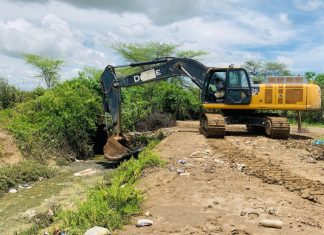 Municipalidad de Tambogrande realiza trabajos de limpieza y descolmatación en drenes
