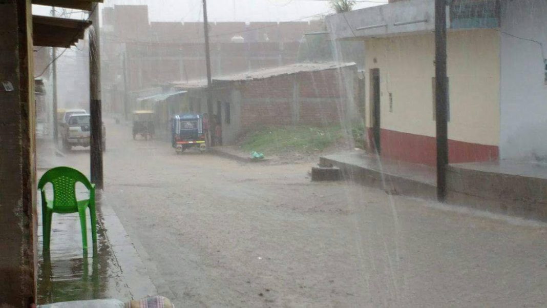 San Juan de Bigote soportó intensas lluvias de 72.5 litros por metro cuadrado.