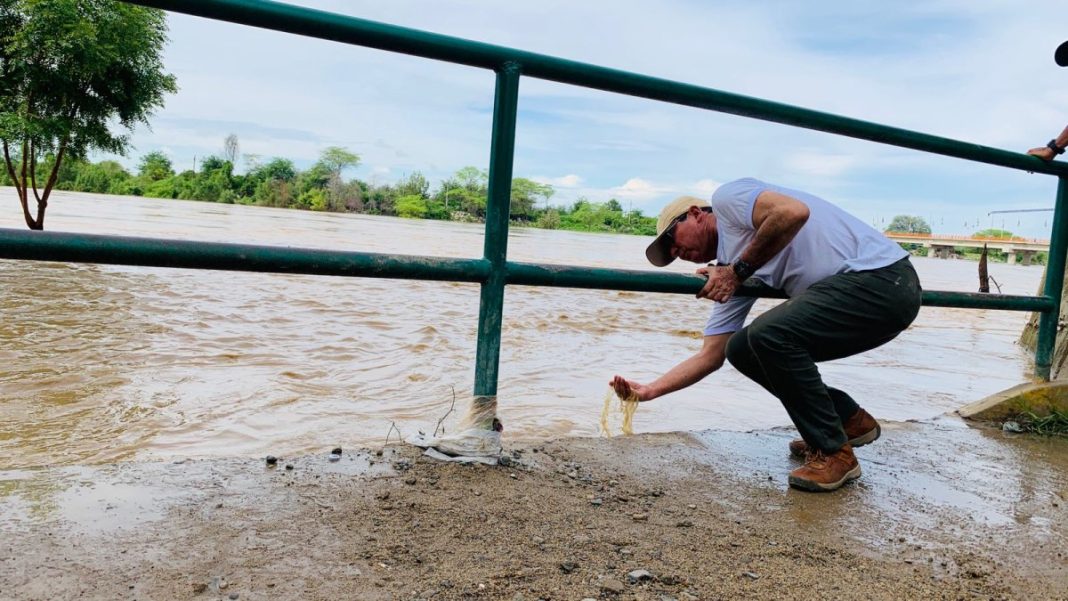 Tambogrande: alcalde hace llamado SOS ante posible desborde del río Piura.
