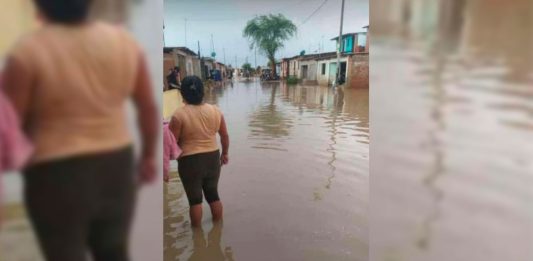 Pobladores de Pedregal Chico salvaguardan sus pertenencias por temor a desborde del río Piura.