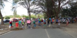 Moradores de El Bosque exigen pronta solución ante desabatecimiento de agua. / Foto difusión.