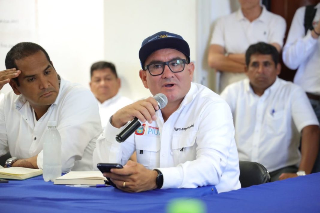 Alcalde Madrid insiste en la intervención de nueve cuencas ciegas en Piura. / Foto difusión.