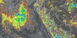 Senamhi: Ciclón Yaku se aleja de la Costa para dirigirse hacia el oeste.