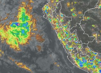 Senamhi: Ciclón Yaku se aleja de la Costa para dirigirse hacia el oeste.
