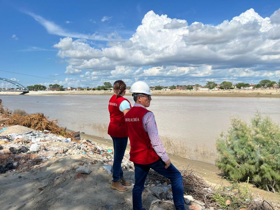Contraloría advierte una menor capacidad hidráulica en el río Piura.