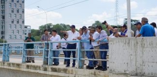 Piura: Gobernador Regional inspecciona junto a Ministra de Agricultura defensas ribereñas