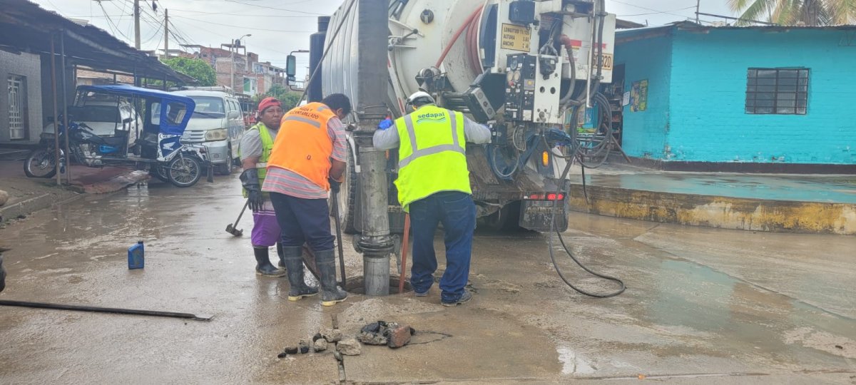 Comuna de Tambogrande gestiona hidrojet para la limpieza de redes de alcantarillado. / Foto difusión.