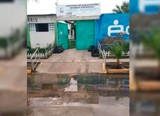 Piura: piden ayuda para retirar aguas estancadas en colegio de niños con discapacidad