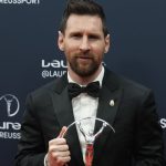 ¡Uno más para Leo! Messi recibe Premio Laureus como mejor deportista masculino de 2022. / Foto: Sport.