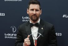 ¡Uno más para Leo! Messi recibe Premio Laureus como mejor deportista masculino de 2022. / Foto: Sport.