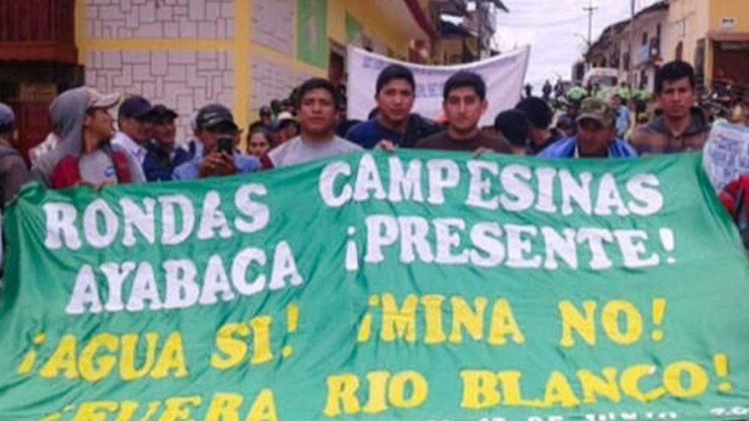 Piura: ronderos marcharán en rechazo a proyecto de minera Río Blanco